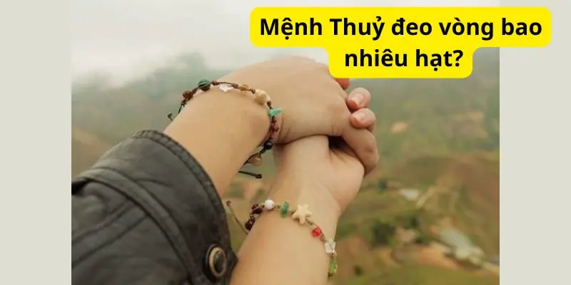 Mệnh Thuỷ đeo vòng bao nhiêu hạt?